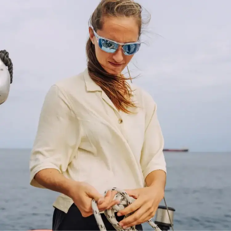 Revo Vertex Sunglasses - Matte Black/Blue Water