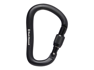 Black Diamond Rocklock Screwgate Carabiner - Black