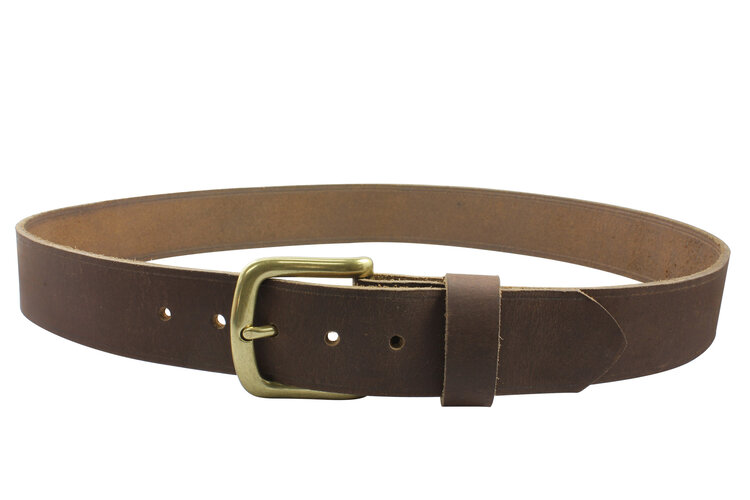 Bison Handcrafted Rough Cut Leather Belt
