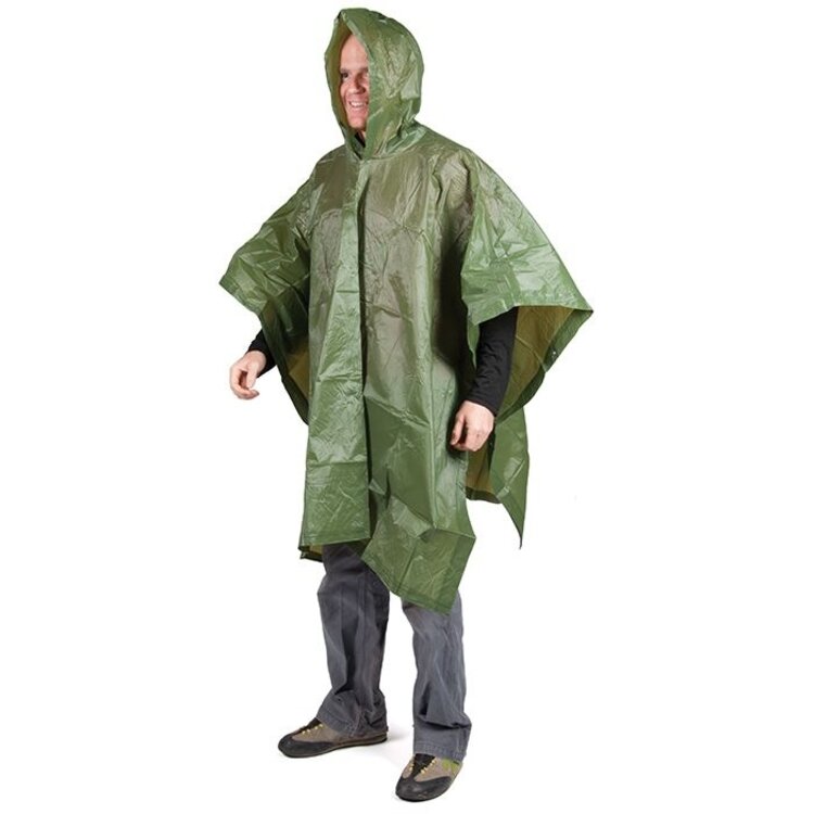 Peregrine Lightweight Poncho - Evergreen