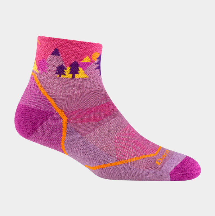 Darn Tough Vermont Kid's Quest 1/4 Lightweight Hiking Sock w/ Cushion