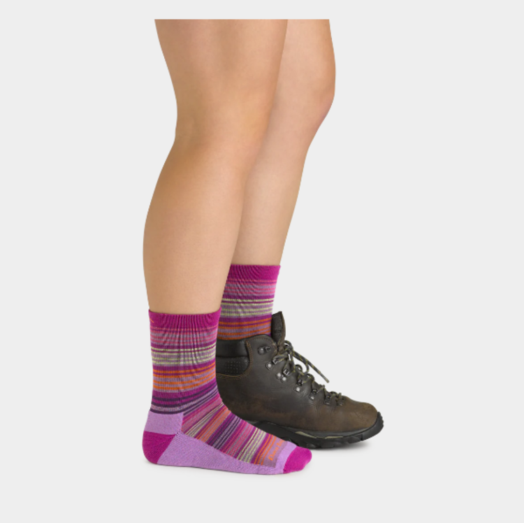 Darn Tough Vermont Kid's Zebra Canyon Micro Crew Lightweight Hiking Sock