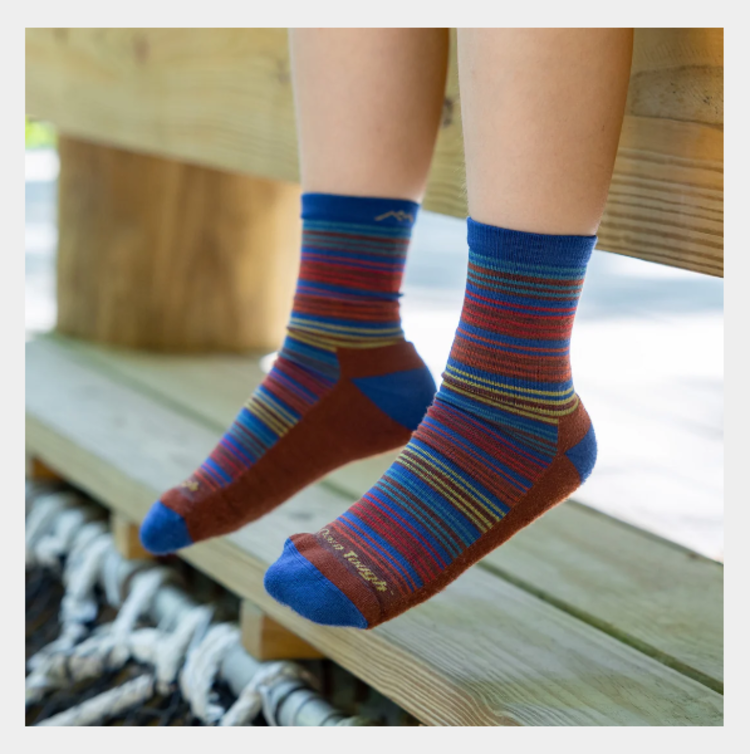 Darn Tough Vermont Kid's Zebra Canyon Micro Crew Lightweight Hiking Sock