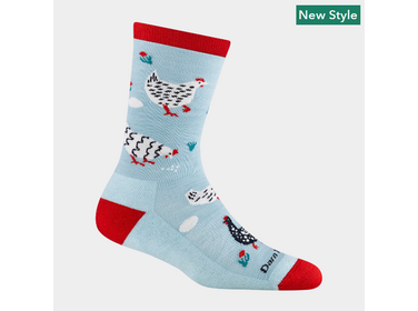 Darn Tough Vermont Women's Mother Clucker Crew Lightweight Lifestyle Sock