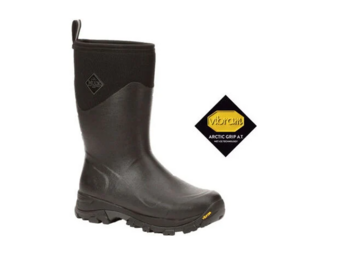 Muck Men's Arctic Ice Mid Boot + Vibram Arctic Grip A.T.