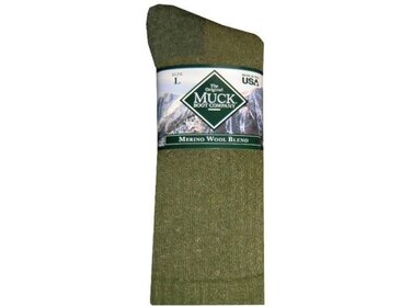 Muck Men's Heavyweight Merino Wool Blend Boot Sock 2 Pack