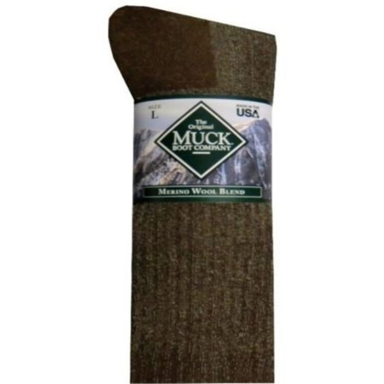 Muck Men's Heavyweight Merino Wool Blend Boot Sock 2 Pack