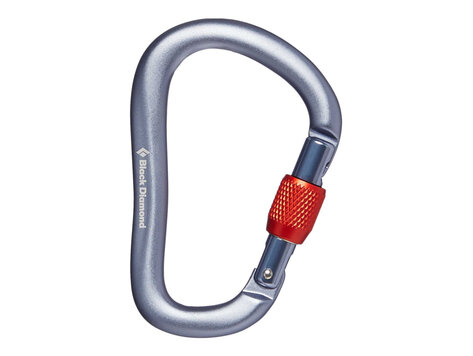 Black Diamond Rocklock Screwgate Carabiner - Gray