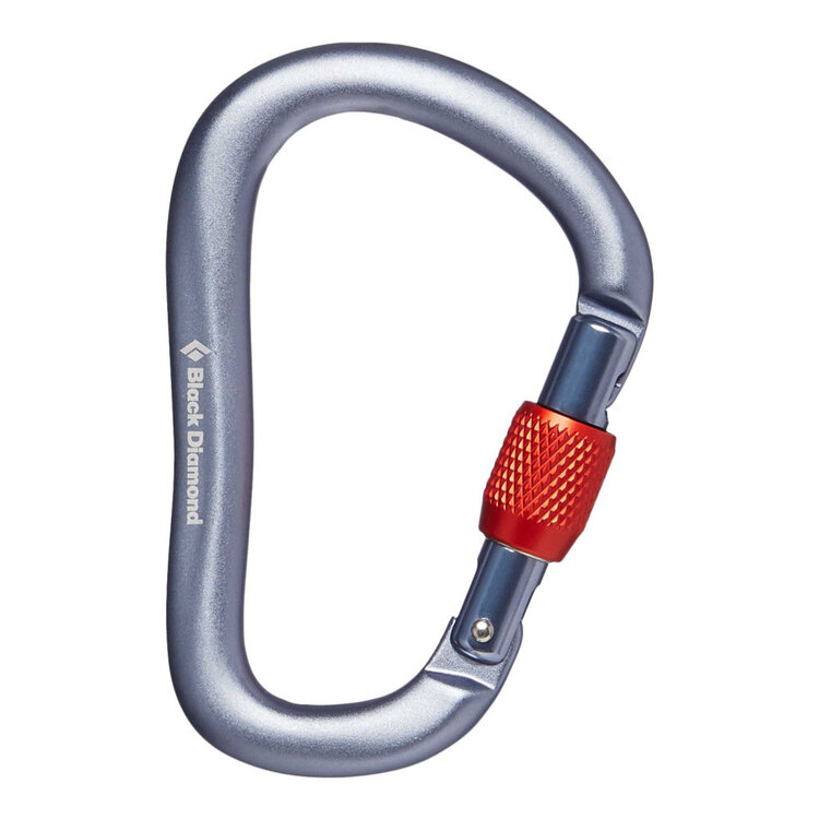 Black Diamond Rocklock Screwgate Carabiner - Gray