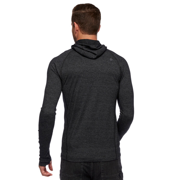 Black Diamond Men's Solution 150 Merino Base layer Crew Half Zip Hoody