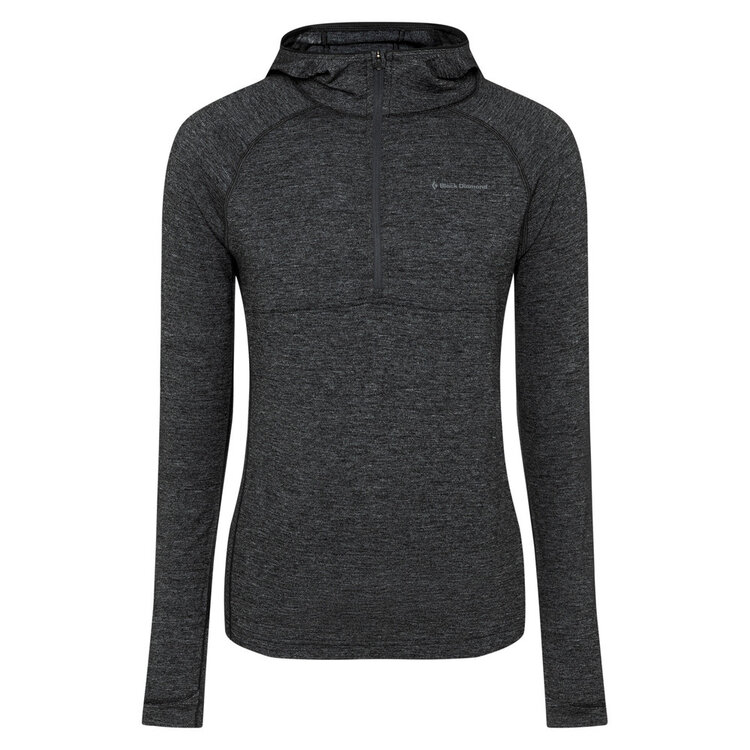 Black Diamond Men's Solution 150 Merino Base layer Crew Half Zip Hoody