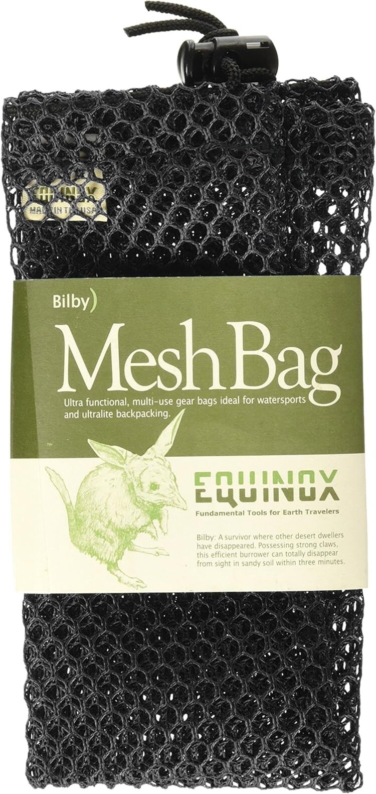 Nylon Mesh Stuff Sack 7"x10" - Black