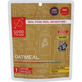 Good To-Go Oatmeal Dehydrated Meal - Single