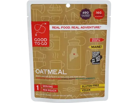 Good To-Go Oatmeal Dehydrated Meal - Single