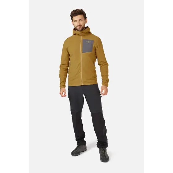 Rab ラブ　クローマキネティックビブ　サイズXXL オリオンブルー ヒートラブ オーバーサイズパーカー（ユニセックス）｜ZEROFIT公式