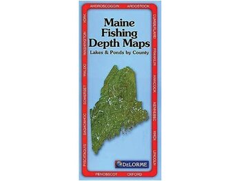 Maine Fishing Depth Map