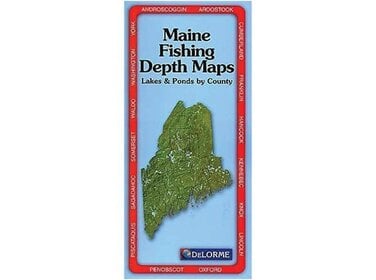 Maine Fishing Depth Map