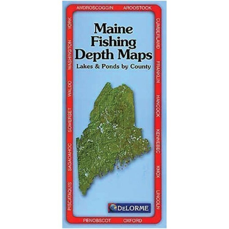 Maine Fishing Depth Map
