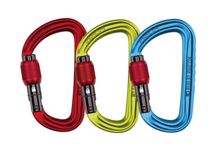 OCUN Falcon Screw Carabiner 3-Pack