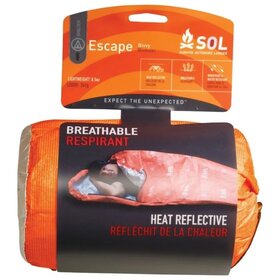 SOL Survive Outdoors Longer Escape Bivvy With Hood - Orange