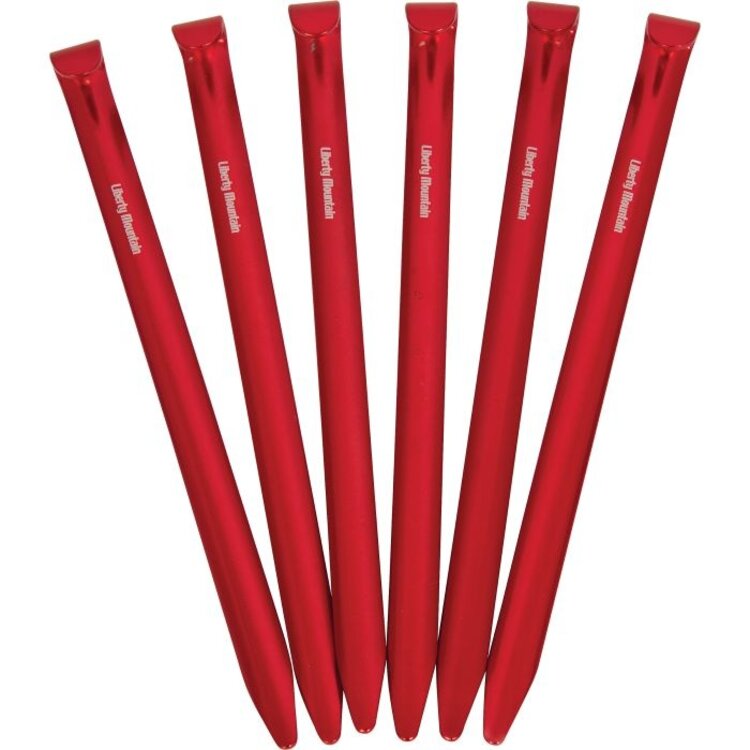 Liberty Mountain Wide Ultralight Tent Peg 7" - 6 Pack