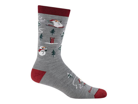 Darn Tough Vermont Men's Merino Sled Head Crew Lightweight Sock With Cushion