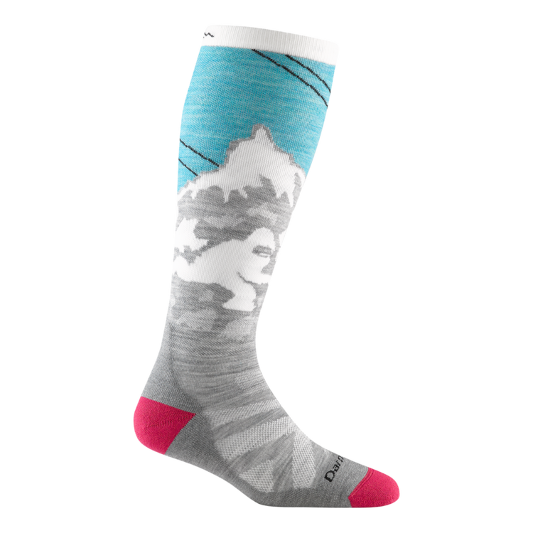 Darn Tough Vermont Women's Yeti OTC Midweight Ski and Snowboard Sock