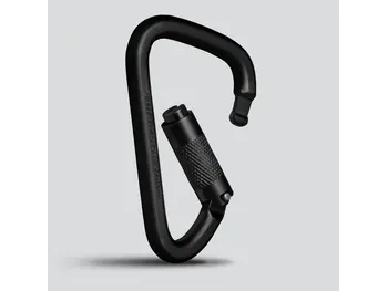XL Steel Triple Lock Carabiner - Black