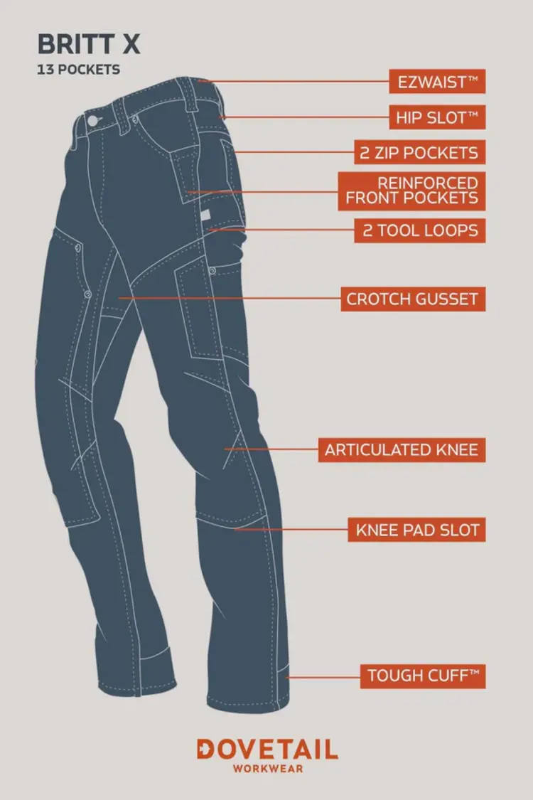 Dovetail Workwear Britt X Ultralight Work Pants