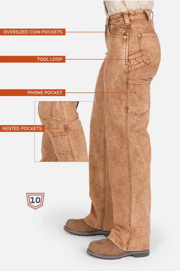 Dovetail Workwear Old School Wide Leg Pants