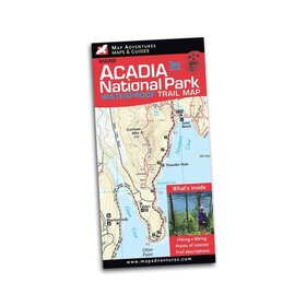 Map Adventures Acadia National Park Waterproof Trail Map 4th Edition