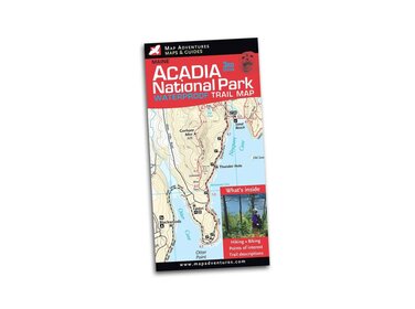 Map Adventures Acadia National Park Waterproof Trail Map 4th Edition