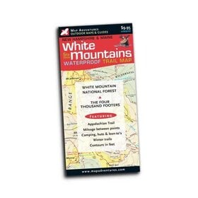 Map Adventures White Mountains Waterproof Trail Map