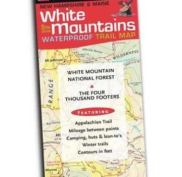 Map Adventures White Mountains Waterproof Trail Map