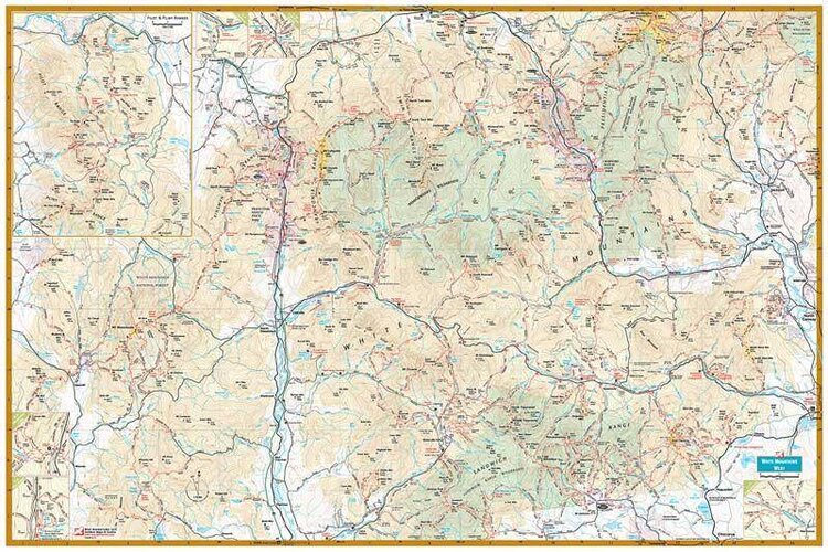 Map Adventures White Mountains Waterproof Trail Map