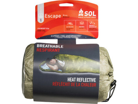 SOL Survive Outdoors Longer Escape Bivvy OD Green