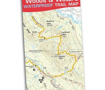 Map Adventures Katahdin Woods & Waters Waterproof Trail Map