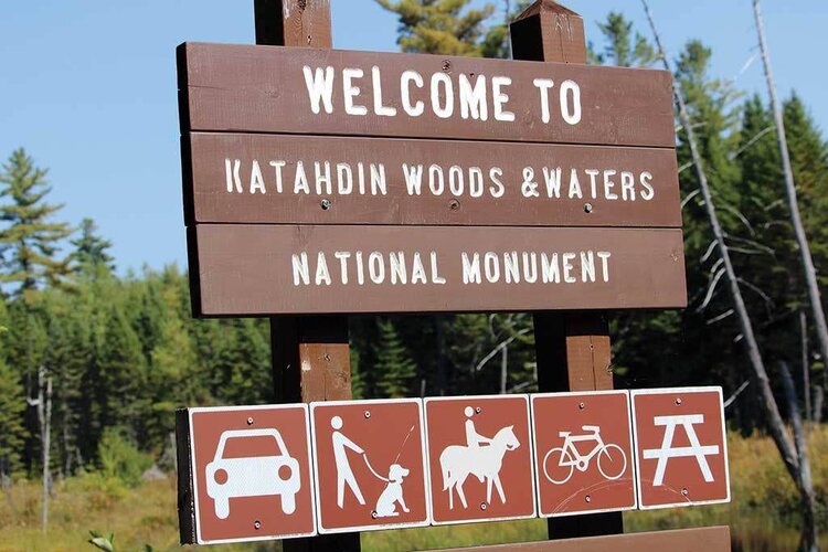 Map Adventures Katahdin Woods & Waters Waterproof Trail Map