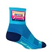 SockGuy Classic Mixtape Socks - 3 inch Blue/Pink Small/Medium