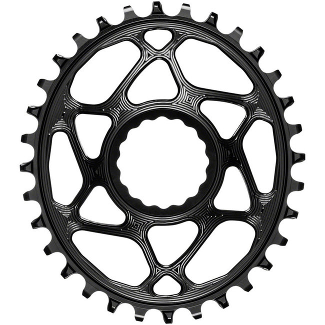 absoluteBLACK Oval Narrow-Wide Direct Mount Chainring - 32t, CINCH Direct Mount, 3mm Offset, Black