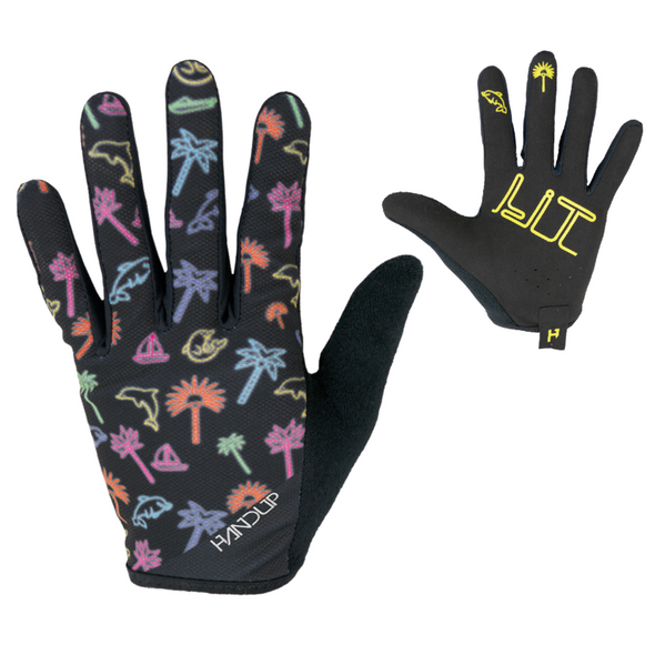 Custom Bright Neon Palm Dipped Gloves from Promotional Gloves