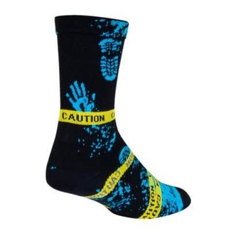 Sockguy Luminol Socks, 10-13, Black/Blue