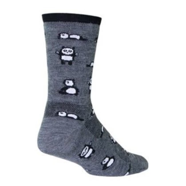 SockGuy Crew 6 Inch Wool Socks - Pandamonium