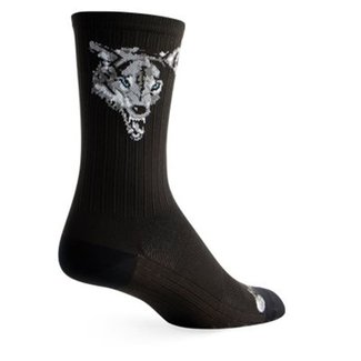 SockGuy SGX Crew 6 inch Sock - Wolf