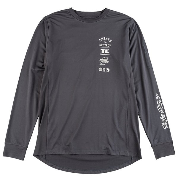 Troy Lee Designs Ruckus LS Ride Tee Carbon - Joyride Cycles