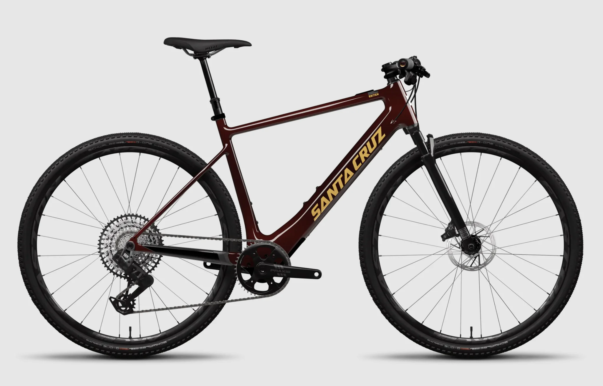 Santa Cruz Skitch 1 2024 CC 700C GX AXS Flat Oxblood Joyride Cycles