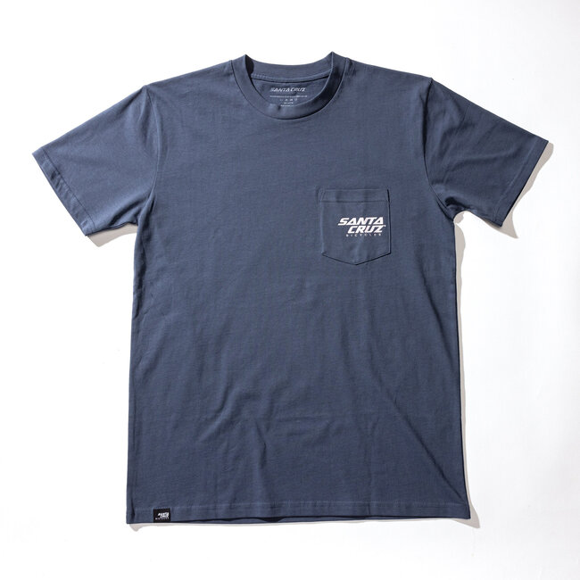 Santa Cruz Stash Pocket Tee Maritime Blue
