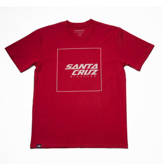 Santa Cruz Bicycles Santa Cruz Squared Up Tee Cardinal