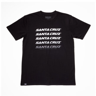 Santa Cruz Bicycles Santa Cruz Faded Tee Black