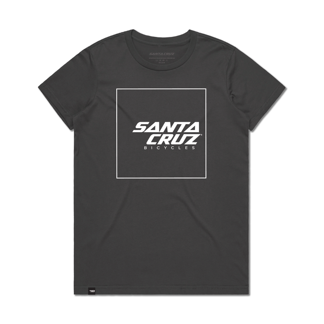 Santa Cruz Squared Up Tee Women's Charcoal